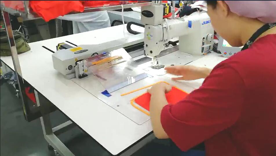 Clothing sewing production